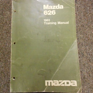 1983 Mazda 626 Service de formation, atelier de réparation, manuel d'usine, livre 83