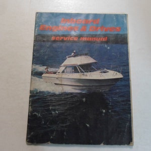 1978 abos Inboard Engines & Drives Service Repair Shop Manual WATER DAMAGED OEM