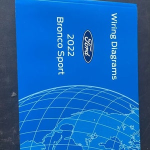 2022 Ford Bronco Sport Wiring Electrical Diagram Manual EWD ETM