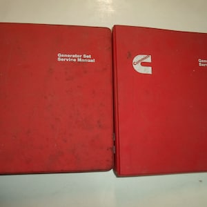 1985 Cummins Standard Brushless Generator Binder Set Water Damaged Oem