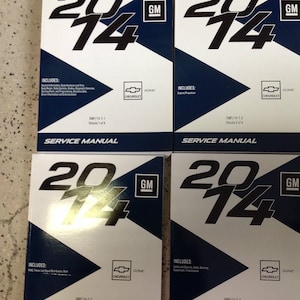 2014 GM Chevy Chevrolet Sonic Workshop Service Shop Repair Manual Set OEM