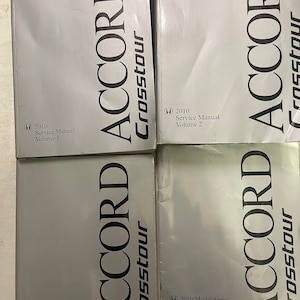 2010 Honda Accord Crosstour Service Repair Manual Set W EWD & Body OEM
