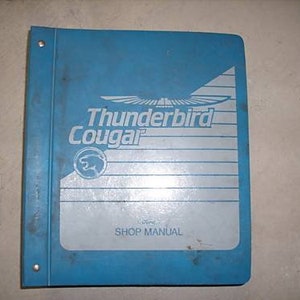 1989 Ford Thunderbird & Mercury Cougar Service Shop Reparatur Werkstatt-Handbuch Set