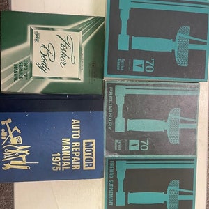 1970 Pontiac Firebird Trans Am Gto Service Shop Repair Manual Set Oem +