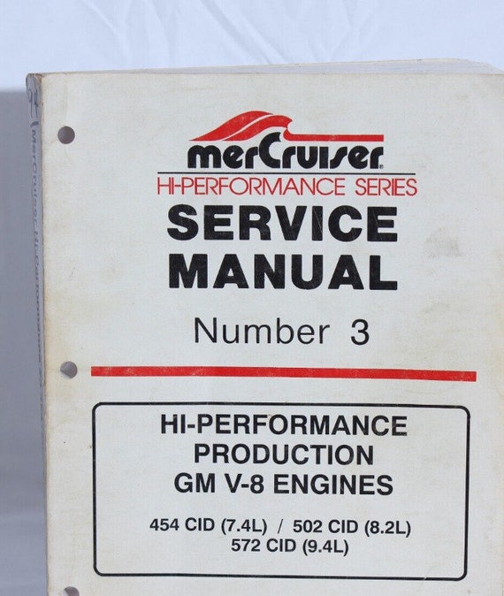90-848294 MerCruiser Hi-Performance Service Manual