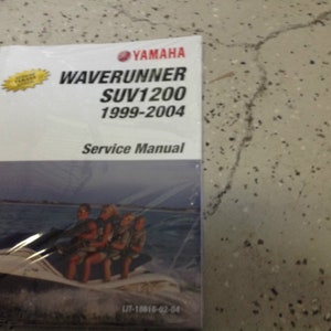 2002 2003 2004 Yamaha Water Vehicle WaveRunner SUV SV1200 Service Shop Manual