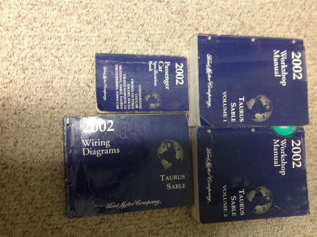 2002 Ford Taurus Mercury Sable Service Shop Repair Manual 4 Volume Set W Specs + - Etsy