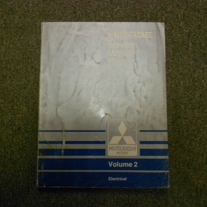 1988 Mitsubishi Mirage Service Repair Shop Manual Vol 2 Factory Oem Book 88 Deal