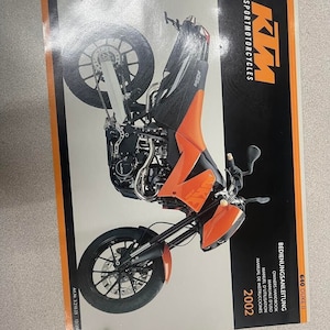 2002 Ktm 640 Duke Ii Owners Shop Service Manual Oem Rare 3.210.23 12/2001