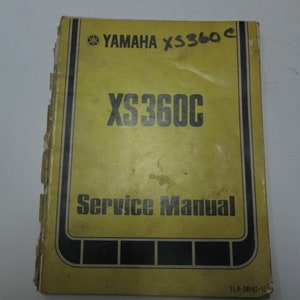 1977 Yamaha Xs360c Service Repair Shop Manual Damaged Loose Pages Factory Oem***