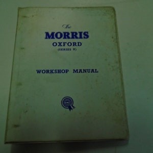 The Morris Oxford Series V Service Repair Workshop Manual OEM Book Used Rare ***
