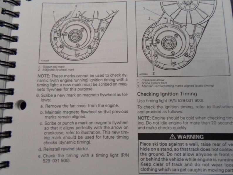 2001 Ski Doo Skandic Touring Formula MX Z Summit Service Manual OEM 484200022 image 7