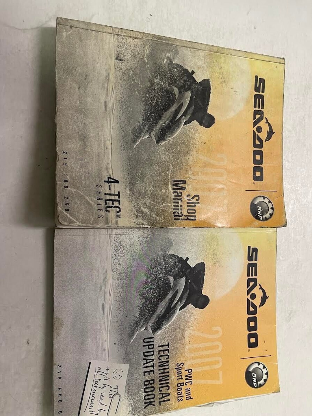 2007 Sea-doo Seadoo 4-TEC Models Service Repair Shop Manual OEM Set 219100258 - Etsy