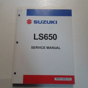 1991 Suzuki LS650 Service Repair Workshop Shop Manual New