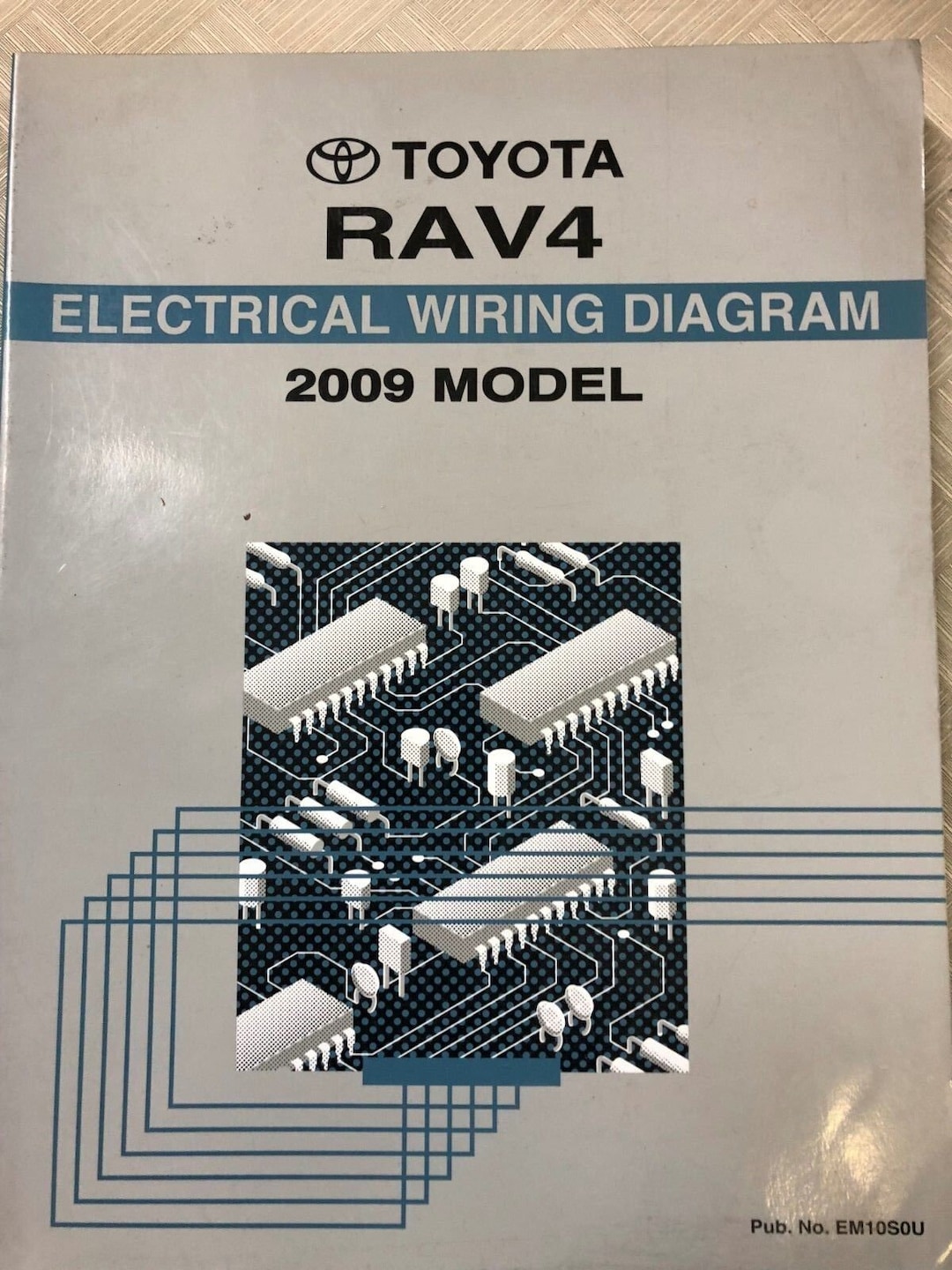 2009 Toyota RAV4 RAV 4 Electrical Wiring Diagrams Manual EWD Factory