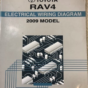 2009 Toyota RAV4 RAV 4 Electrical Wiring Diagrams Manual EWD Factory OEM 09