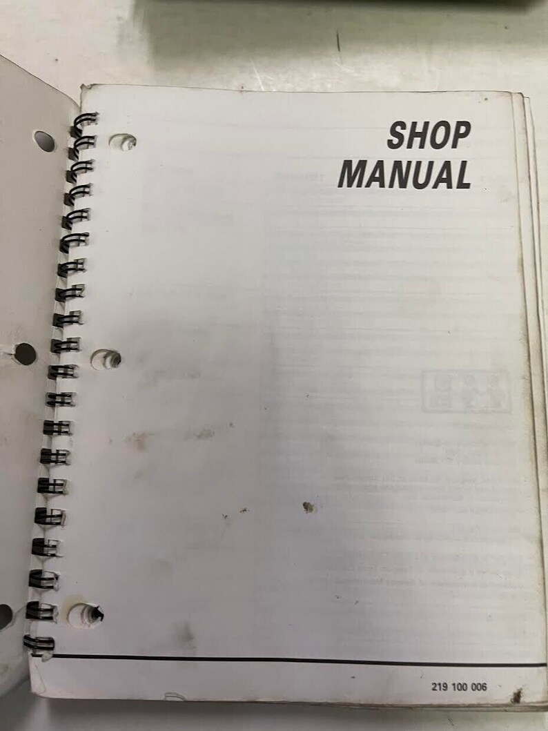 1992 Sea-Doo 5805 5851 5812 5860 Service Repair Shop Manual OEM 219100006 image 2