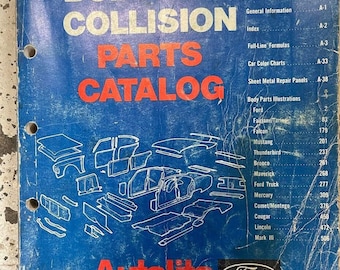 1967 1968 1969 1970 Ford Body & Collision Parts Catalog Manual Auto Lite