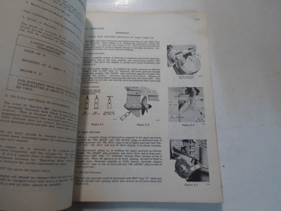 Manuel D'entretien Evinrude Johnson OMC 120 CV – Réf 384080 – Occasion