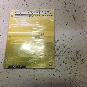 2001 2002 Sea Doo UTOPIA 185 UTOPIA 205 Service- och reparationsmanual bild 1