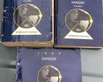1999 Ford Ranger Truck Service Shop Workshop Repair Manual Set Oem W Ewd