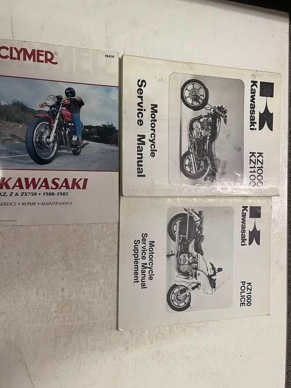 1981 1982 1983 Kawasaki KZ1100 Motorcycle Service 