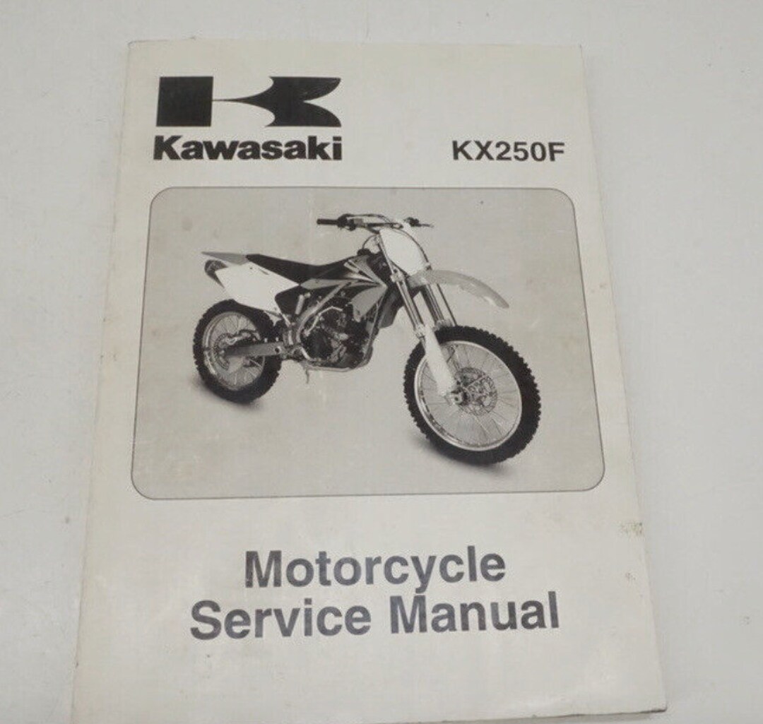 2004 KAWASAKI KX250F Service Repair Workshop Shop Manual OEM 99924
