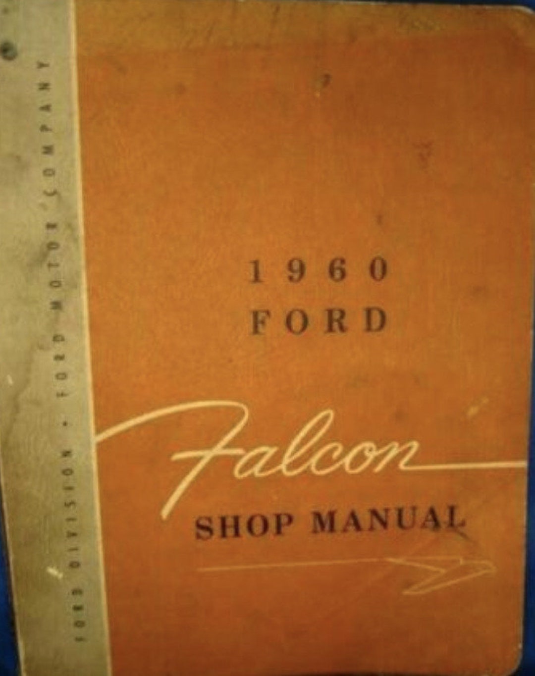 1960 Ford Falcon Workshop Service Shop Repair Manual Oem - Etsy Australia