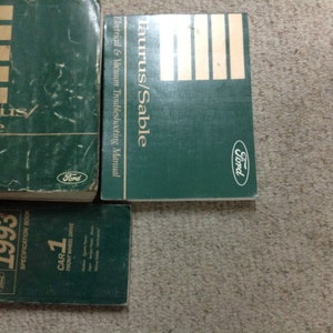 1993 Ford Taurus Service Shop Repair Manual Set