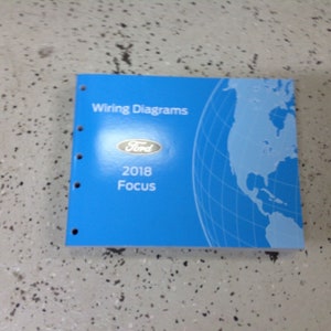 2018 Ford Focus Kopplingsschema Manuell Oem Fabrik EWD Etm