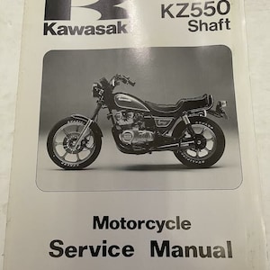 1983 1985 1988 1990 1994 Kawasaki KZ750 Shaft Service Reparatiewerkplaats Handleiding OEM