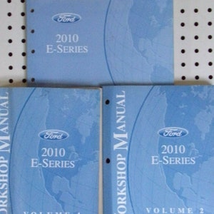 2010 Ford Econoline E-Series Van Service Shop Repair Workshop Manual Set OEM EWD