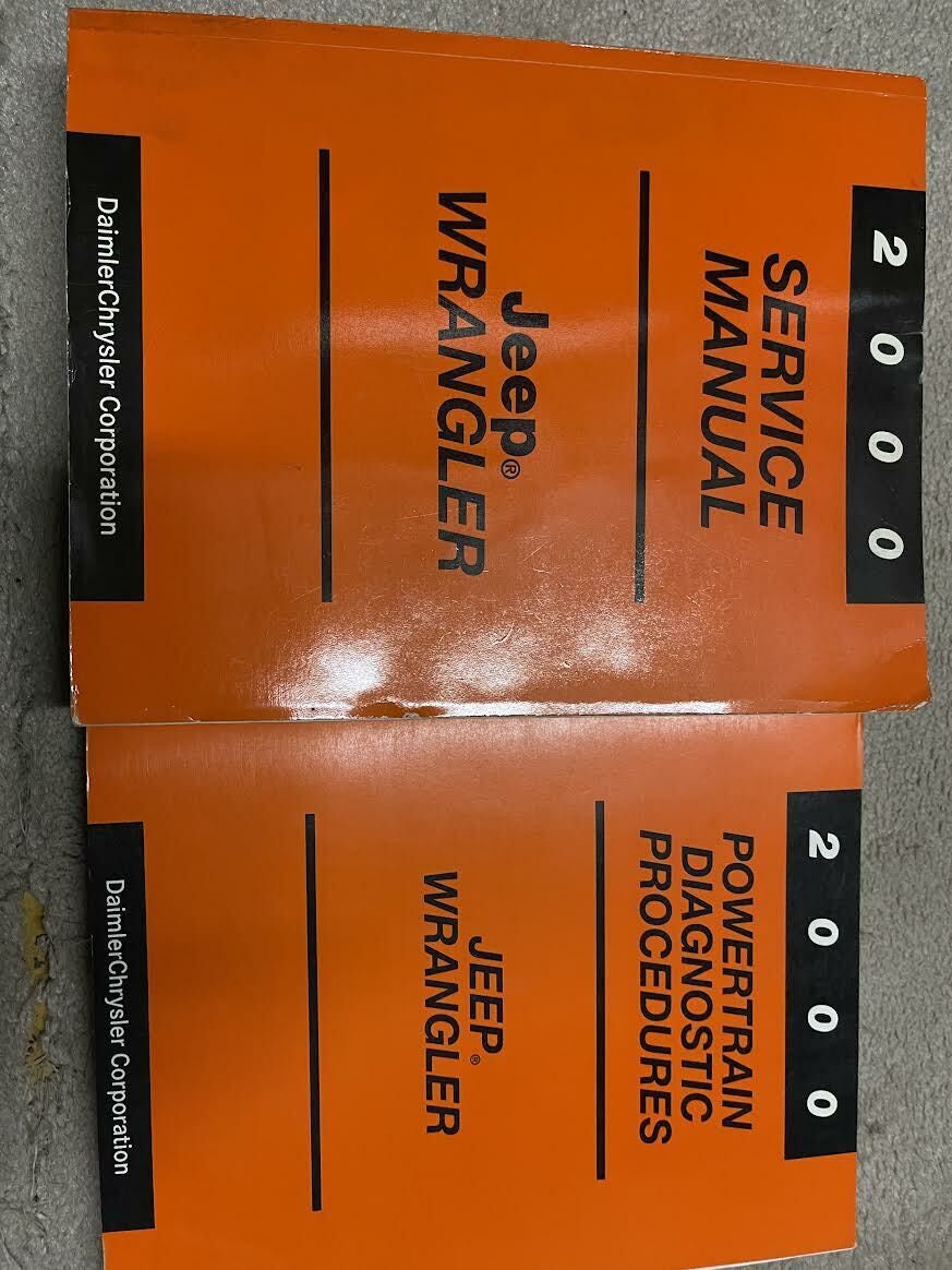 2000 JEEP WRANGLER Service Shop Repair Manual Set W Powertrain - Etsy Canada