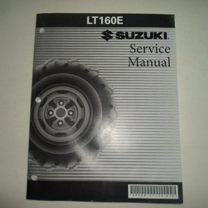1991 Suzuki LT160E Service Repair Workshop Manual FACTORY NEW