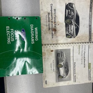 2012 FORD FOCUS Electric Student Training Guide Manuals & Wiring Diagram
