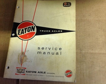 Eaton Truck Axles Shop Service Repair Manual Oem Book Factory X