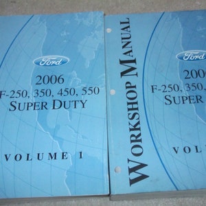2006 Ford Truck F-250 F250 350 450 550 Super Duty Service Repair Manual Set Used