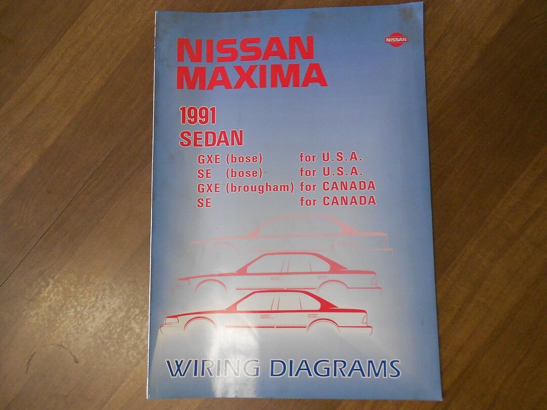 1991 Nissan Maxima Electrical Wiring Diagram Troubleshooting Manual EWD