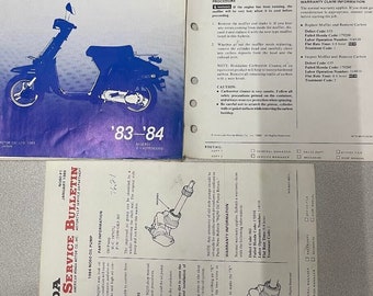 1983 1984 NB50M NB 50 M Aero50 Service Shop Repair Workshop Manual Set +