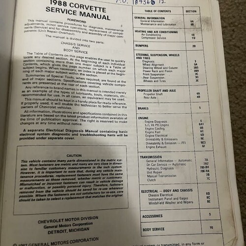 1988 Chevrolet Chevy CORVETTE Service Repair Shop Manual Set shops W Extra Stuff OEM