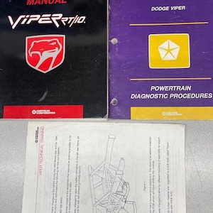 1996 Dodge Viper RT/10 Service Repair Shop Manual Set W Diagnostic +