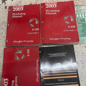 2003 Ford F-150 F150 Truck Service Shop Repair Manual Set W Ewd + Bi ...