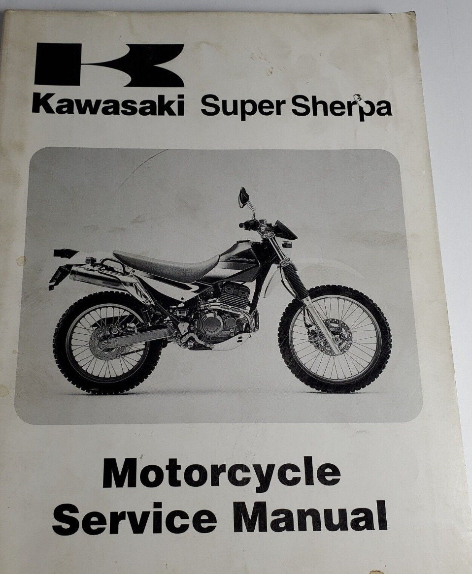 Kawasaki Super SHERPA サービスマニュアル Kawasaki KL250 Super Sherpa Service Manual 1997-2009 | eBay