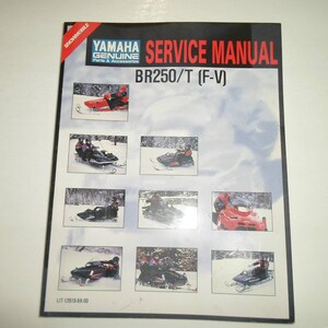 1995 Yamaha Br250tv Tj F Supplementary Service Manual Water Damaged Factory Oem