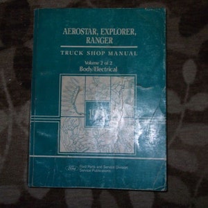 1991 Ford Ranger Explorer Aerostar Service Shop Repair Manual Vol 2 OEM 1991