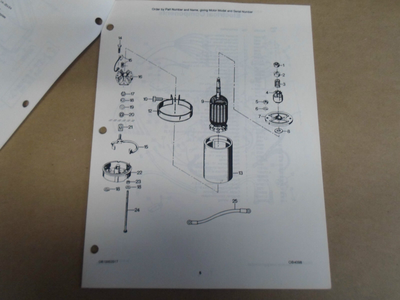 1987 Force Outboards Parts Catalog 35 HP OB 4098 OEM Boat 87 Etsy