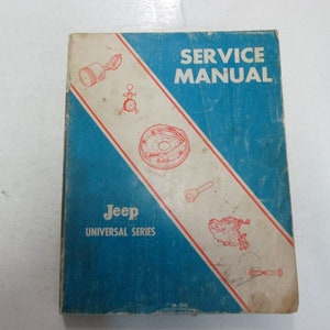 1976 Jeep Universal Series 4WD 2WD CJ 3B 5A 5 6 6A DJ 5 6 Service Shop Manual