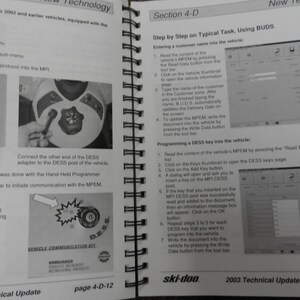 2003 Ski Doo Technical Update Book Manual Factory Dealer Ship Oem Book B/W Cover image 3
