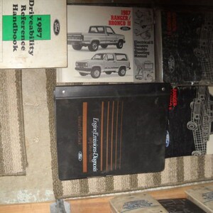 1987 Ford Ranger Bronco II Service Shop Repair Workshop Manual Set OEM