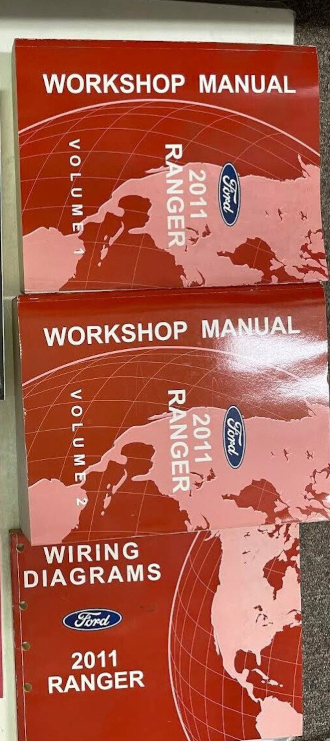 2011 Ford Ranger Truck Service Shop Repair Manual Set Oem